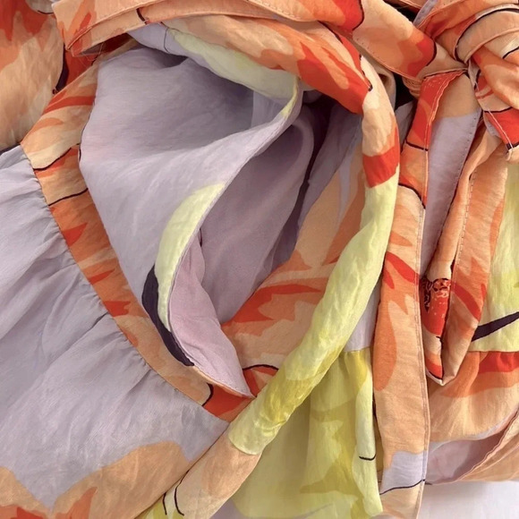 Anthropologie Maeve NEW Floral Wrap Maxi Dress 26W - Picture 7 of 14